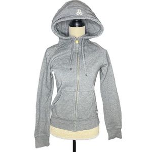 Aritzia TNA Gray Full-Zipper Hoodie Medium